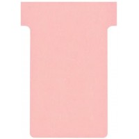 Nobo, Lot de 100 fiches T pour planning, Indice 2, Rose, 2002008
