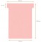 Nobo, Lot de 100 fiches T pour planning, Indice 3, Rose, 2003008