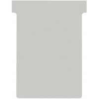 Nobo, Lot de 100 fiches T pour planning, Indice 3, Gris, 2003010