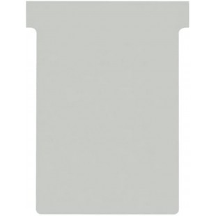 Nobo, Lot de 100 fiches T pour planning, Indice 3, Gris, 2003010