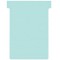 Nobo, Lot de 100 fiches T pour planning, Indice 3, Bleu clair, 2003006