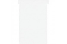 Nobo, Lot de 100 fiches T pour planning, Indice 4, Blanc, 2004002