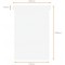 Nobo, Lot de 100 fiches T pour planning, Indice 4, Blanc, 2004002