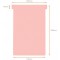 Nobo, Lot de 100 fiches T pour planning, Indice 4, Rose, 2004008