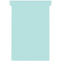 Nobo, Lot de 100 fiches T pour planning, Indice 4, Bleu clair, 2004006
