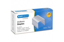 Rapesco S24807Z3 Agrafes Galvanisees 24/8 mm, Metalliques, Boite de 5.000