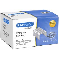 Rapesco S92308Z3 Boite de 4.000 Agrafes Galvanisees 923/8 mm (Type 23) - Metalliques