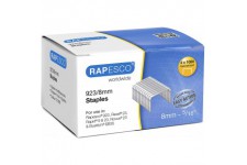 Rapesco S92308Z3 Boite de 4.000 Agrafes Galvanisees 923/8 mm (Type 23) - Metalliques