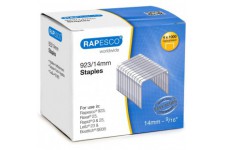 Rapesco S92314Z3 Boite de 4.000 Agrafes a  Pointe en Acier Galvanisees 923/14 mm - Metalliques