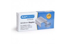 Rapesco1235 Agrafes en Acier Galvanise de Type 923/6 mm, Lot de 1000