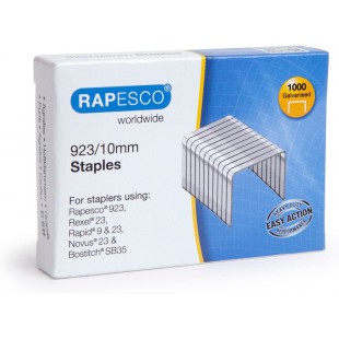 RAPESCO Boites de 1000 Agrafes Galvanisees 923/10mm (type 23)