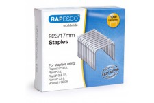 Rapesco 1240 Agrafes en Acier Galvanise de Type 923/17 mm, Lot de 1000