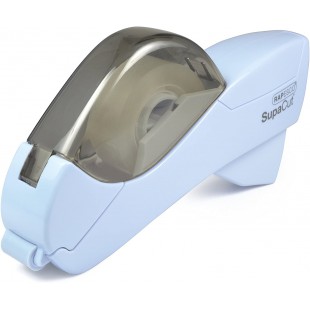 Rapesco 1442 SupaCut Devidoir de Ruban avec 2 Rouleaux, Bleu Pastel