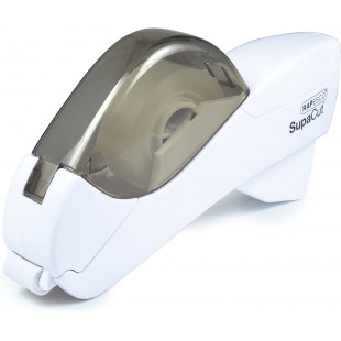 Rapesco 1445 SupaCut Devidoir de Ruban avec 2 Rouleaux, Blanc