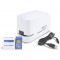 Rapesco 1453 Agrafeuse automatique a  rechargement par USB/Piles Blanc