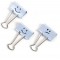 Rapesco 1353 Pinces a  Clips Droles 32 mm, Bleu Pastel, Lot de 20