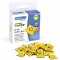 Rapesco 1380 Supaclip 40 Pinces de Recharge Souriantes, Jaune, Lot de 100