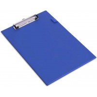 Rapesco Porte-Bloc Standard A4 Papier Ministre Recouvert en PVC (Lot de 1) Bleu