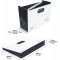 Rapesco 1624 SupaFile Plus Trieur Valisette avec 13 Compartiments de Taille A4+ en Format Paysage, Noir/Blanc
