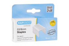 Rapesco 0752 Boite de 2.000 Agrafes Galvanisees 53/8 mm - Metalliques