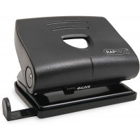 Rapesco PF8700B1 820-P Perforateur 2-Trous - Capacite de 22 Feuilles - Noir