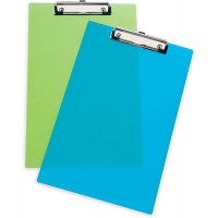 Rapesco SHPPCBAS Porte-Bloc en Polypropylene Incassable Givre - Format A4/Papier Ministre - Couleurs Assorties