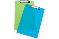 Rapesco SHPPCBAS Porte-Bloc en Polypropylene Incassable Givre - Format A4/Papier Ministre - Couleurs Assorties