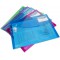 Lot de 5 : Rapesco 0700 Pochette Porte-Document ID, A4+, Couleurs Vives Transparentes, 