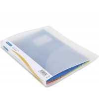 Rapesco 0715 Classeur a  2 Anneaux 25 mm, Dos de 35 mm, A4, Transparent