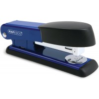 Rapesco R53500L2 Bowfin Agrafeuse a  Demi-bande, Capacite de 25 Feuilles, Bleue