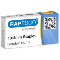 Rapesco Agrafes a Pointe en Acier Galvanisees 10/4mm (Lot de 1000)