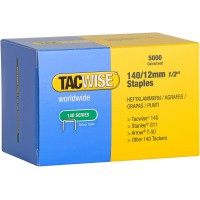 TACWISE 0343 Agrafes Galvanisees 140/12mm (Boite de 5 000) Argent