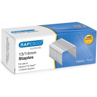 Rapesco S13147Z3 Agrafes Galvanisees 13/14 mm - Metalliques - Boite de 5.000