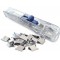 Rapesco RC6008SS Supaclip 60 Distributeur Transparent avec 8 Pinces en Acier Inoxydable