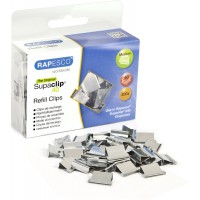 Rapesco CP20040S Supaclip 40 Pinces de Recharge en Acier Inoxydable, Lot de 200