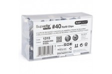 Rapesco 1315 Supaclip 40 Pinces de Recharge en Acier Inoxydable, Lot de 350