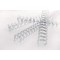 GBC RG810597 Lot de 100 Peignes metalliques WireBind Argent