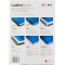 GBC LeatherGrain Pack de 100 Plats de Couverture 250 g/m2 Bleu