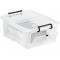 CEP Boite de rangement a ouVerture frontale 20L (en sachet) HW695 Cristal