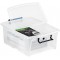 CEP Boite de rangement a ouVerture frontale 20L (en sachet) HW695 Cristal