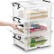 CEP Boite de rangement a ouVerture frontale 20L (en sachet) HW695 Cristal