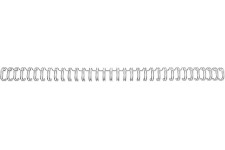 GBC 4400028 Pack de 100 Peignes Metalliques A5 24 Anneaux Argent 8 mm