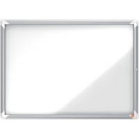 Nobo Tableau d'Affichage Magnetique Verrouillable, 8 x A4, Premium Plus, Blanc, 1902559