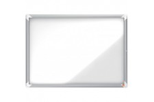 Nobo Tableau d'Affichage Magnetique Verrouillable, 8 x A4, Premium Plus, Blanc, 1902559