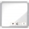 Nobo Tableau d'Affichage Magnetique Exterieur Verrouillable, 6 x A4, Premium Plus, Blanc, 1902578