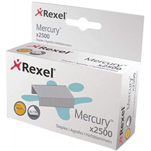 Rexel 2100928 Mercury Lot de 2500 Agrafes