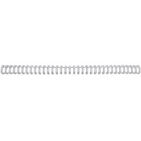 GBC 2101007E Lot de 100 Peignes metalliques WireBind Argent