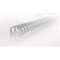 GBC 2101007E Lot de 100 Peignes metalliques WireBind Argent