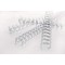 GBC 2101007E Lot de 100 Peignes metalliques WireBind Argent