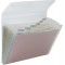 REXEL Trieur a  soufflets Polypro Ice 6 pochettes transparent